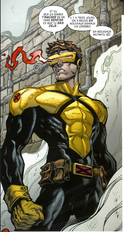 X-men cyclop dans son costume très prés du corps (musclé et sec) X-men cyclop dans son costume très prés du corps (musclé et sec)